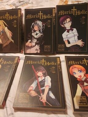 Maria Holic Magna Books Set 1-6 Rare HTF 2007-2010 By Artist Minari Endou OOP
